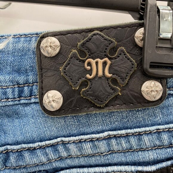 Miss Me Boot Cut Jeans Blue Women's Size 27 - Picture 3 of 12